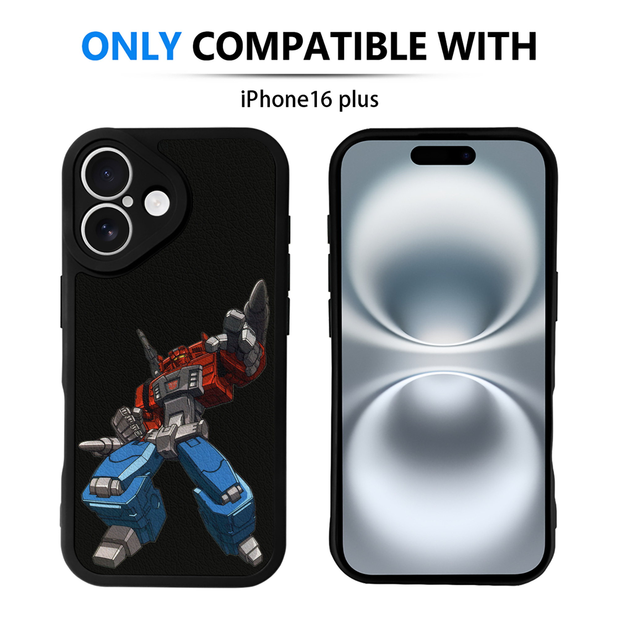 （画像用）  【iPhone 16シリーズ対応】シリコンスマホケース（レザー調） 材質：シリコン